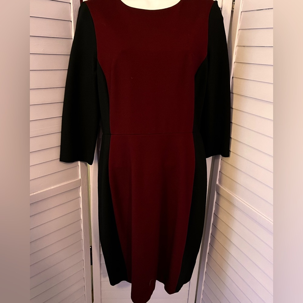 Like new Talbots color block dress
